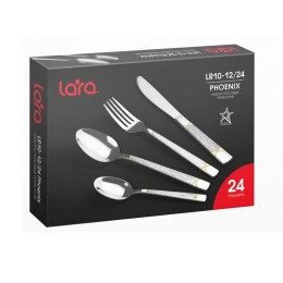 LARA Набор  столовых приборов Phoenix LR10-12/24