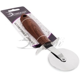 ЭСТЕТ Пиццерезка коричневая ручка ЭТ-73004