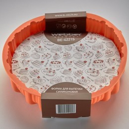 ALPENKOK Форма 25х7см Подсолнух BE-4221S персиковая