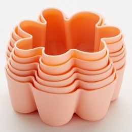 WEBBER Набор форм 6,5х3,5см Ромашки BE-4458S/6 розовый