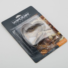 WEBBER Набор форм для печенья Сердце 2штуки (7,5х6см, 6,5х5см) BE-4324/2