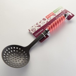 ALPENKOK Шумовка 32 см BELLISSIMO BE-5156Y темно-розовая