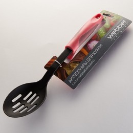 WEBBER Ложка поварская с прорезями 32 см САКУРА ВЕ-1557Y