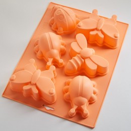 ALPENKOK Форма 28х21х4см Насекомые AK-6146S микс