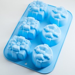 ALPENKOK Форма 30,5х20,8х5,5см Бантики AK-6171S микс