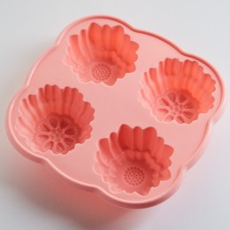 ALPENKOK Форма 15х15х3см Пироженки 2 AK-6128S микс