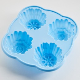 ALPENKOK Форма 15х15х3см Пироженки 2 AK-6128S микс