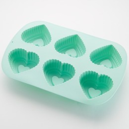 WEBBER Форма 26х17х3.5см Сердечная BE-4467S микс