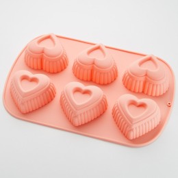 WEBBER Форма 26х17х3.5см Сердечная BE-4467S микс