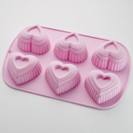 WEBBER Форма 26х17х3.5см Сердечная BE-4467S микс