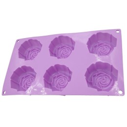 ALPENKOK Форма 29х17х3см Розочки AK-6061S микс