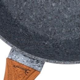 ЭСТЕТ Сотейник мрамор 28 см Морион ЭТ-70417