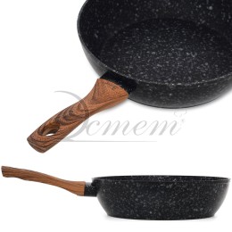 ЭСТЕТ Сотейник мрамор 28 см ОНИКС ЭТ-70422 гранит