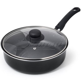 ЭСТЕТ Сотейник со стеклянной крышкой 26 см ЭТ-70460 