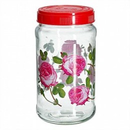 DELTA Банка для хранения 1500 мл с крышкой ТВИСТ 135-1500 микс