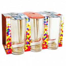 ДЕКОСТЕК Набор стаканов 250 мл 6 штук Авокадо 146-Д