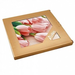 ZERAKS Блюдо 32 см вращающееся для сервировки Тюльпаны ДВ5-010 