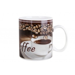 КОРАЛЛ Кружка 300мл. Кофе коричневый KR003 микс