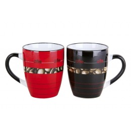 КОРАЛЛ Набор кружек 1/4 на металлической подставке 350мл Адажио 2020178