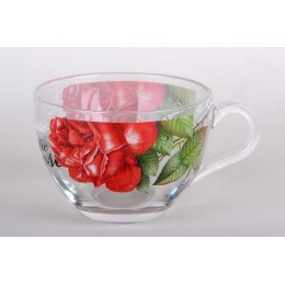 КОРАЛЛ Чайная пара 200мл Роза 97947/р