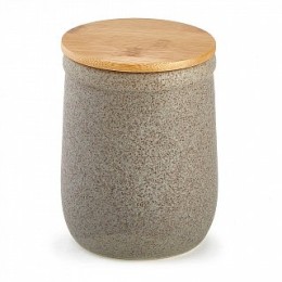 ROSARIO Банка для сыпучих продуктов 850 мл Ф19-047Q серая