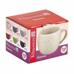 ROSARIO Кружка 350 мл Ф19-051L1 серая