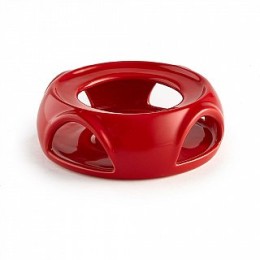 ROSARIO Чайник заварочный 800 мл с фильтром и подставкой Ф19-024R красный