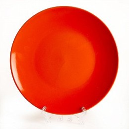 ROSARIO Тарелка 20 см десертная Ф20-001T1 оранжевая