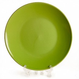 ROSARIO Тарелка 20 см десертная Ф20-004T1 зеленая