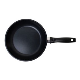 Сковорода APT Ф24 литая из алюминия  мрамор серебристый