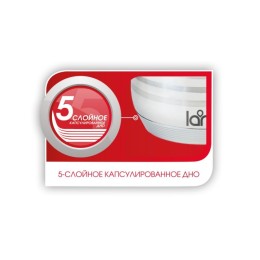 LARA Кастрюля 4,9л Sonata LR02-584