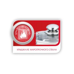 LARA Кастрюля 4,9л Sonata LR02-584