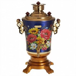 ЯРОМИР Самовар электрический Маки ЯР-1803