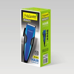 MAESTRO Машинка для стрижки MR-650C-BLUE