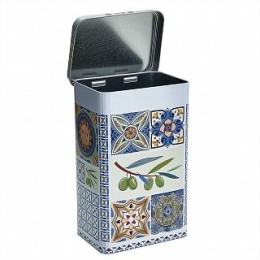 DELTA Банка жестяная Итальянский декор 2,7 л П135*95h215v270-01901