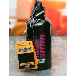 КОМАНДОР Бутылка для воды 400 мл. Supergirl 3601497