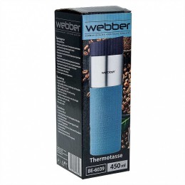 WEBBER Термокружка 450 мл вакуумная BE-6039 зеленая