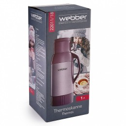 WEBBER Термос 1,0 л. 22011/18 фиолетовый