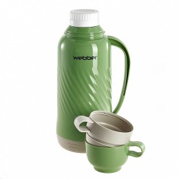 WEBBER Термос 1,8 л 24007/3S зеленый с серым