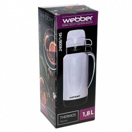 WEBBER Термос 1,8 л 24008/14S серый с черным