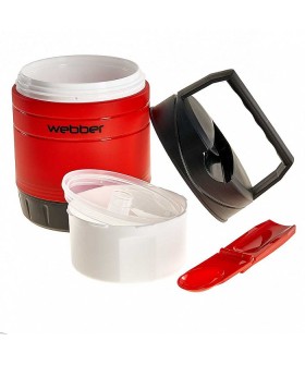 WEBBER Термос пищевой 1 л 24009/1Р красный с черным