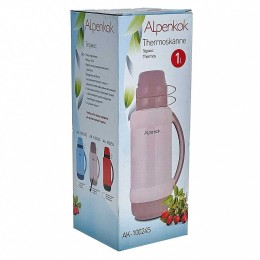 ALPENKOK Термос 1,0 л. AK-10024S бежево-розовый