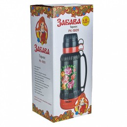 ЗАБАВА Термос 1,8 л Русские узоры РК-1809 