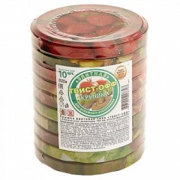 Крышка металлическая винтовая литографированная Элитная - 100 мм, 10 штук