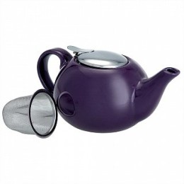 ROSARIO Чайник заварочный 750 мл с фильтром и подставкой Ф19-057R фиолетовый