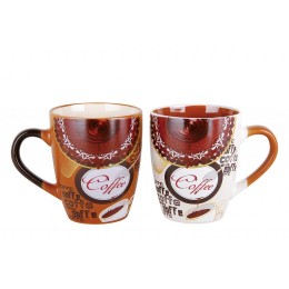 КОРАЛЛ Набор кружек 1/4 на металлической подставке 350мл Кофе тайм 2020186