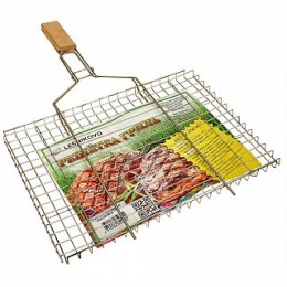 LESNIKOVO Решетка гриль универсальная «ЭКОНОМ» 350×260×16 мм никелированная РГУ2НЭ