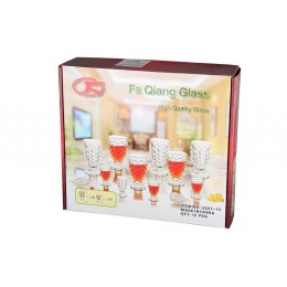 КОРАЛЛ Набор стаканов и рюмок 6/12 Ундина 3720