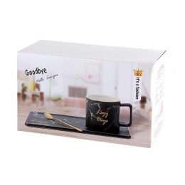 КОРАЛЛ Набор чайный 1/3 250мл Lazy Days Black 5110 