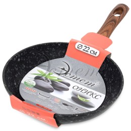 ЭСТЕТ Сковорода 28 см Оникс ЭТ-70421 гранит 